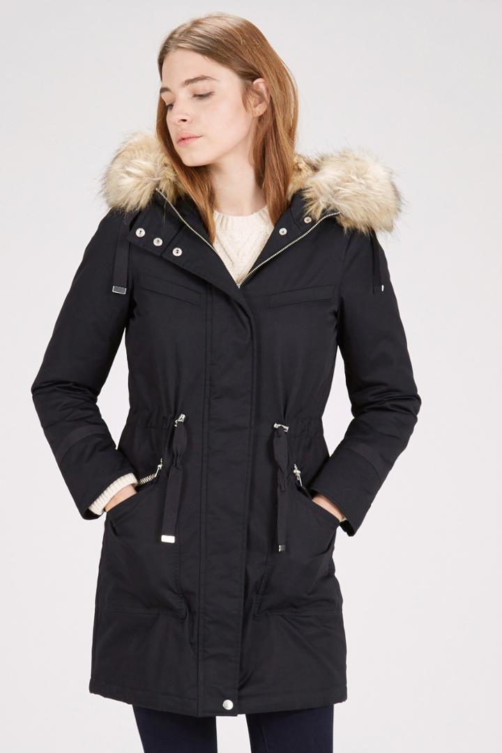 Warehouse Faux Fur Parka