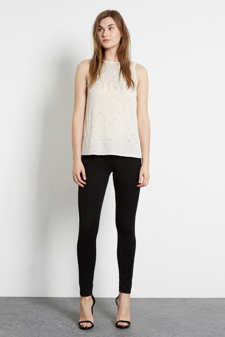 Warehouse Embellished V Back Vest