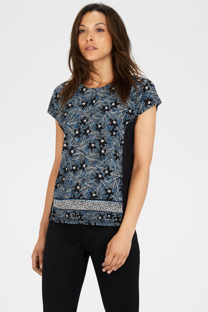 Warehouse Zen Floral Border Top