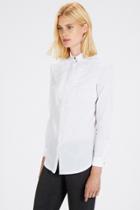 Warehouse White Cotton Shirt