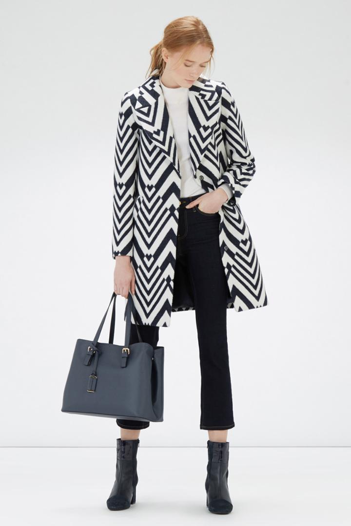 Warehouse Double Buckle Detail Tote