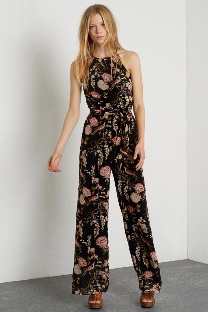 Warehouse Gypsy Floral Jumpsuit