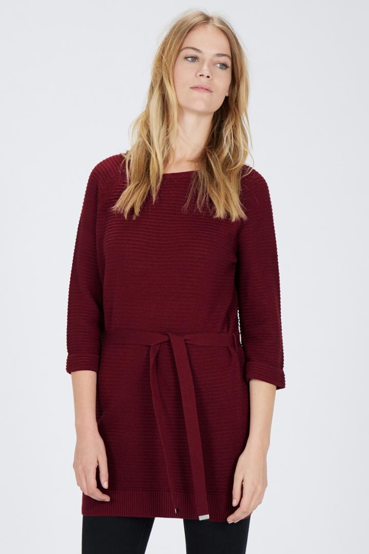 Warehouse Knitted Belted Tunic