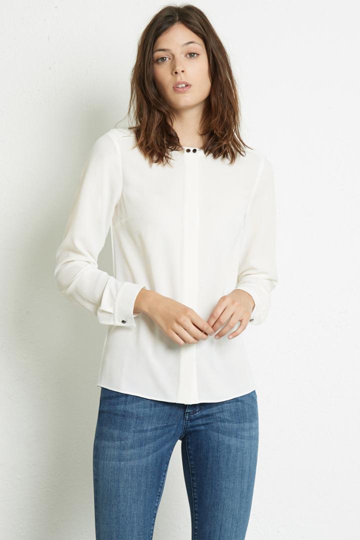 Warehouse Tab Shoulder Blouse