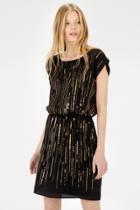 Warehouse Bead And Sequin Scatter Dress