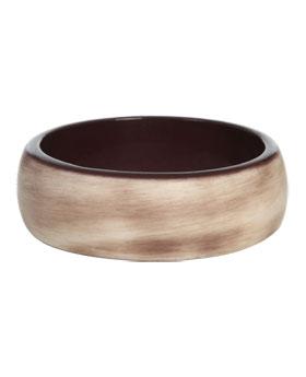 Wetseal Brushed Wood Bangles Brown -size Ns