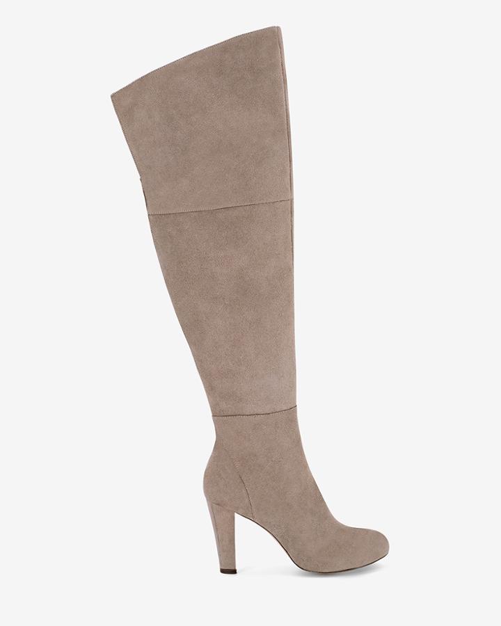 White House Black Market Women's Suede Over-the-knee Boots