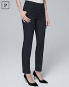 White House Black Market Petite Houndstooth Suiting Slim Ankle Pants