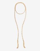 White House Black Market Women's Goldtone Metal Double-tassel Lariat Necklace
