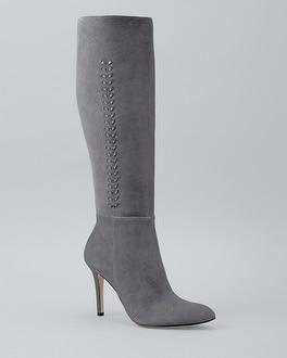 White House Black Market Whipstich-detail Knee-high Boots