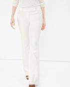 White House Black Market Women's Structured Twill Flare Pants