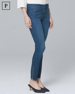 White House Black Market Petite Mid-rise Ankle-zip Skinny Jeans