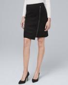 White House Black Market Faux Suede Skirt