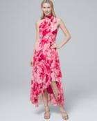White House Black Market Floral-print Soft Maxi Dress