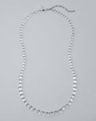 White House Black Market Cube Bead Long Necklace