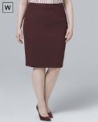 White House Black Market Plus Luxe Suiting Pencil Skirt