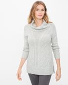 White House Black Market Women's Cable-knit Pullover