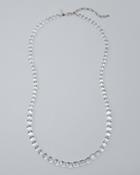 White House Black Market Women's Cube Bead Long Necklace
