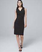 White House Black Market Faux-wrap Dress