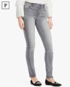 White House Black Market Women's Petite Skinny Ankle Zip Jeans