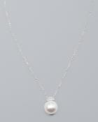 White House Black Market Women's Swarovski Glass Pearl Short Pendant Necklace