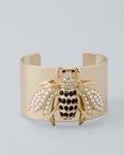 White House Black Market Embellished-bee Cuff Bracelet