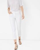 White House Black Market Perfect Form Straight Crop Pants