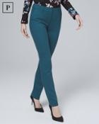 White House Black Market Petite Luxe Suiting Slim Pants