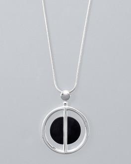White House Black Market Onyx Pendant Necklace