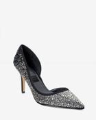 White House Black Market Women's Ella Ombr Embellished D'orsay Heels