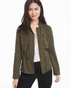 White House Black Market Women's Soft Utility Jacket