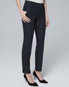 White House Black Market Women's Houndstooth Suiting Slim Ankle Pants