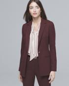 White House Black Market Women's Luxe Suiting Longline Jacket