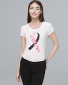 White House Black Market Women's Breast Cancer Awareness Tee