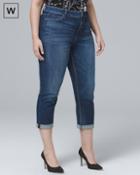 White House Black Market Women's Plus Slim Crop Jeans