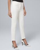White House Black Market Women's Luxe Suiting Slim Ankle Pants