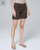 White House Black Market Women's Petite 5-inch Utility Shorts