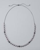 White House Black Market Glass Pearl Beaded Necklace