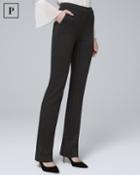 White House Black Market Women's Petite Pinstripe Knit Slim Pants