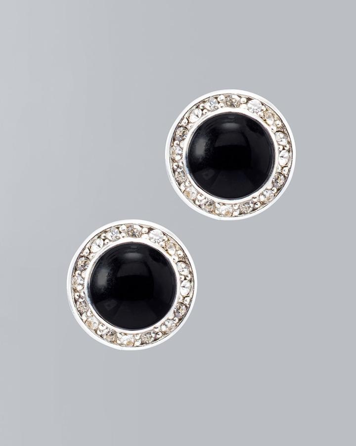 White House Black Market Women's Onyx Stud Earrings