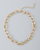 White House Black Market Women's Pave-link Short Necklace