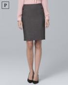 White House Black Market Petite Luxe Suiting Pencil Skirt