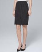 White House Black Market Luxe Suiting Stripe Pencil Skirt