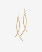 White House Black Market Curved Stick Drop Earrings