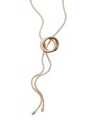 White House Black Market Women's Knotted Slider Necklace