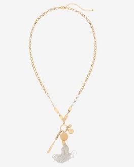 White House Black Market Freshwater Pearl Pendant Necklace