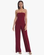 White House Black Market Convertible Strapless Split-leg Jumpsuit