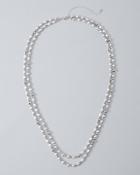 White House Black Market Freshwater Pearl Beaded Two-strand Necklace