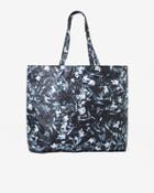 White House Black Market Women's Abstract Floral Foldable Tote