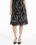 White House Black Market Soft Pleated Midi Skirt
